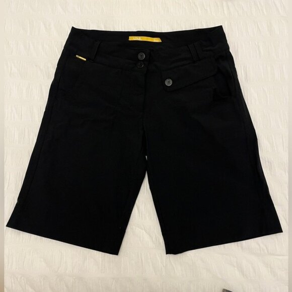 Lole Shorts Black Belt Loops Four Pockets Water Repellent Hiking Upf 50+ Summer - Picture 1 of 11